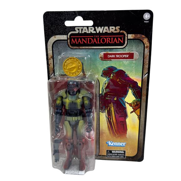 Star Wars Mandalorian Black Series Credit Collection Retro Cardback Dark Trooper - Picture 1 of 6